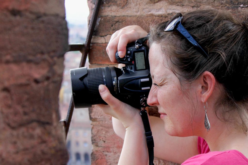 Fanny ritz photographe en action