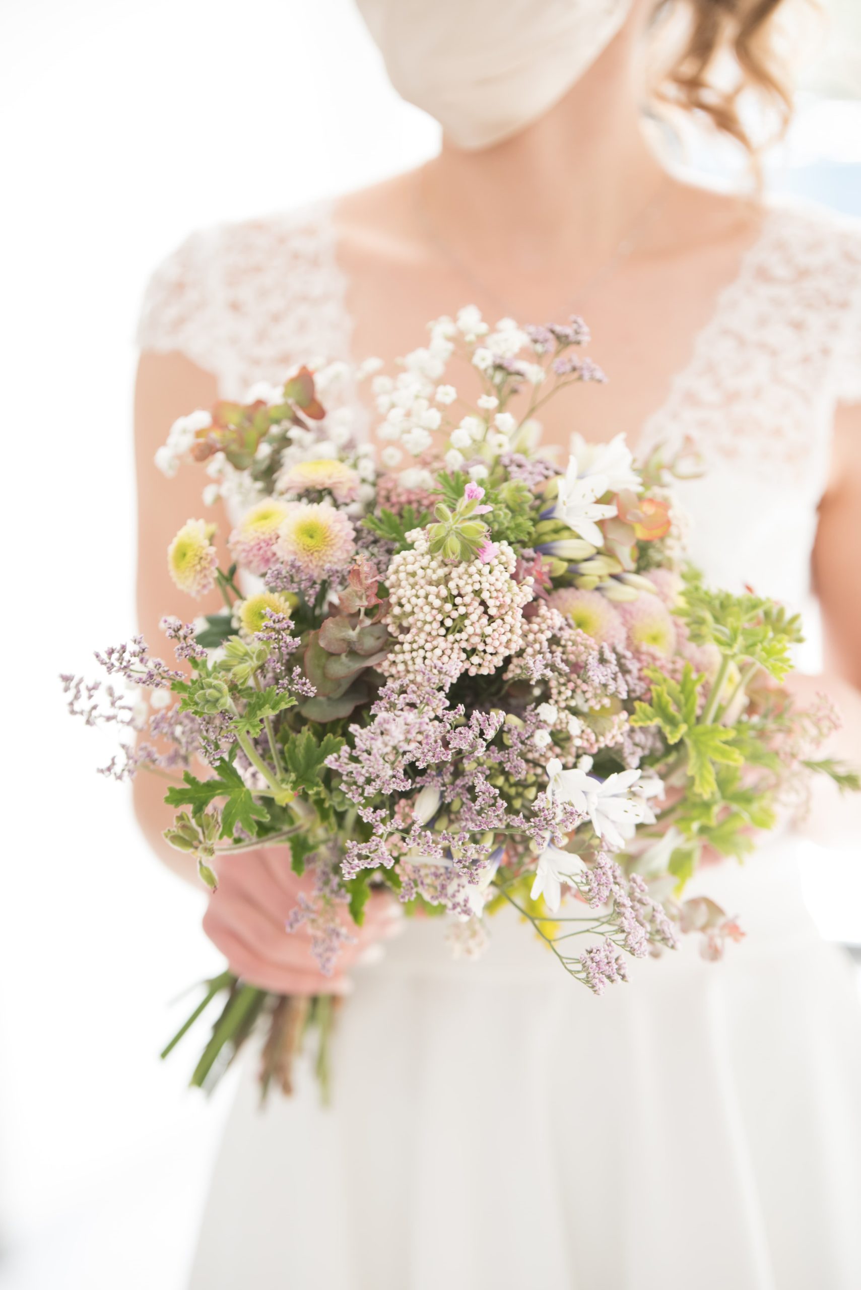 reportage photo mariage - bouquet de la mariée