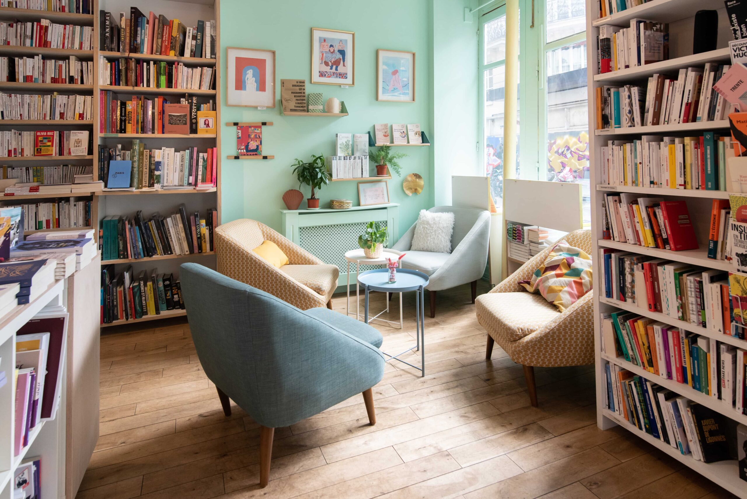 Photo d'une librairie