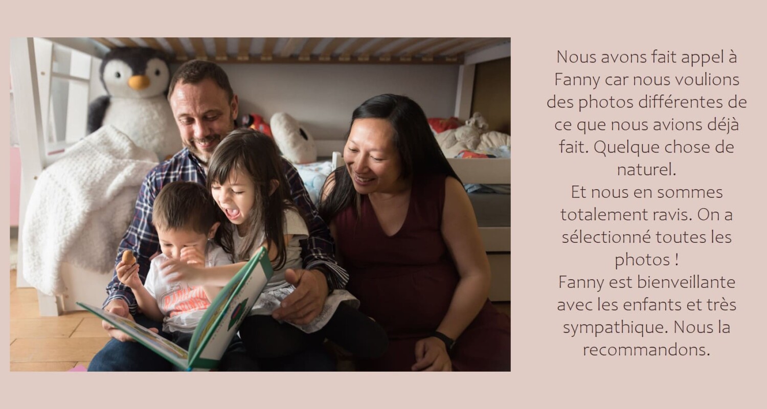 photographie de famille Paris