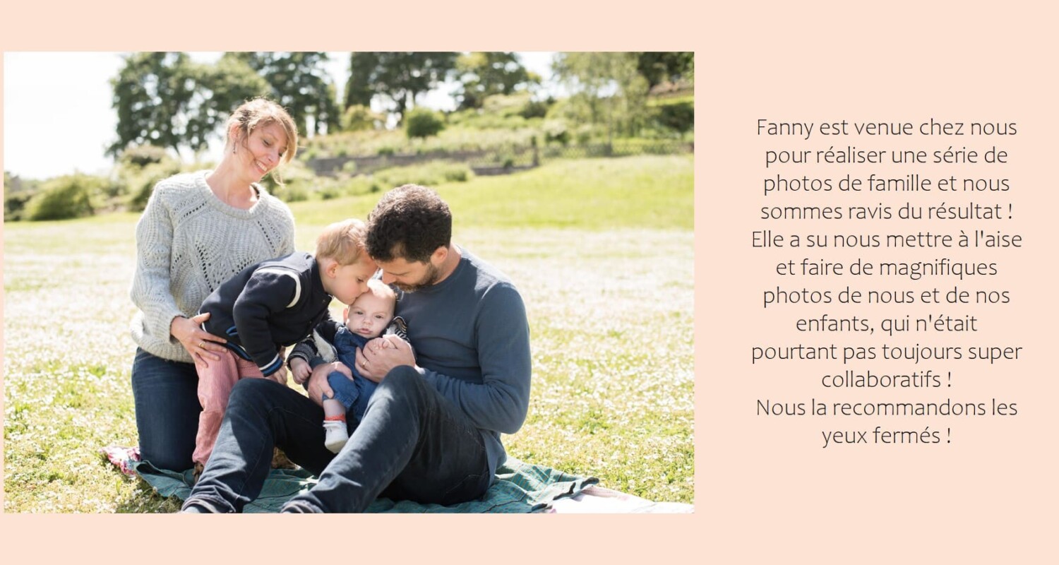 Photographier votre famille
